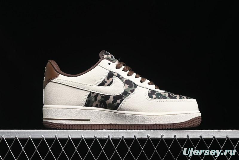 Nike Air Force 1 Low Bape Collaboration - Beige Camo Casual Sneakers - KK1988-019