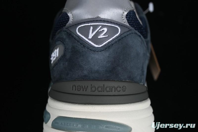 New Balance Made In USA 991 Series Classic Casual Dad Shoes Retro Running Sneakers - U991NV2