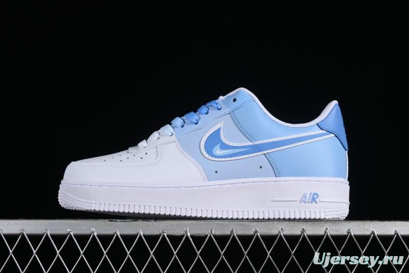 Nike Air Force 1 '07 Low Triple Color Gradient Minimalist Hand-Drawn Casual Sneakers - CW2288-951