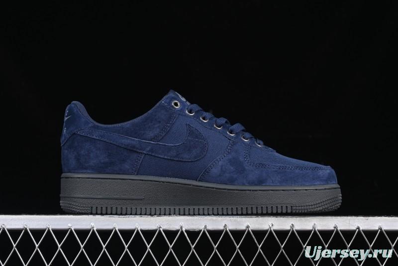 Nike Air Force 1 '07 Low Casual Sneakers in Light Blue with Full-Length Air Cushion - HQ3822-400
