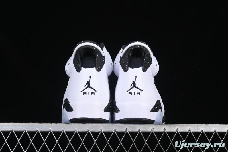 Nike Air Jordan 6 Retro White And Black Basketball Shoes - CT8529-112