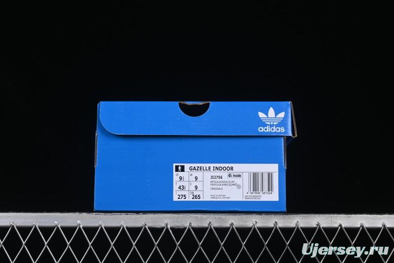 Adidas Originals Gazelle Indoor JI2756 Three Stripes Retro Casual Slip-Resistant Low-Top Sneakers - JI2756