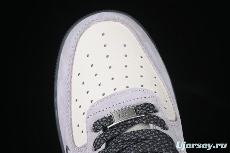 Nike Air Force 1 '07 Low Stussy Collaboration Beige Grey Jade Sole Low-Top Casual Sneakers - XZ6188-196