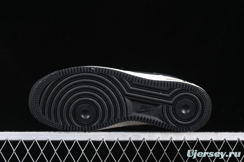 Nike Air Force 1'07 Low The North Face Collaboration Patent Leather Black Stitch Low-Top Casual Sneakers - DM6688-005