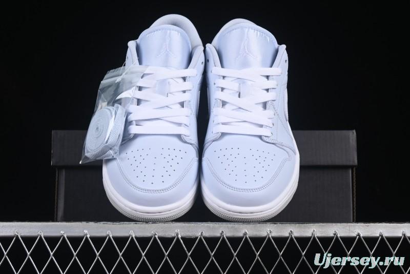 Nike Air Jordan 1 Low Casual Sneakers in Light Blue - FV8486-400