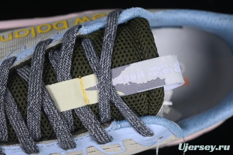 New Balance Fresh Foam X More V3TDS Low-Top Running Shoes with Durable Slip-Resistant Outsole - WTMORUG3