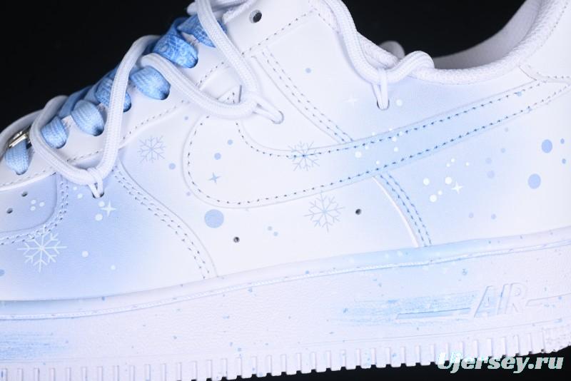 Nike Air Force 1 '07 Low Snow Tie-Dye Casual Sneakers with Lace-Up Closure - ZH0316-057