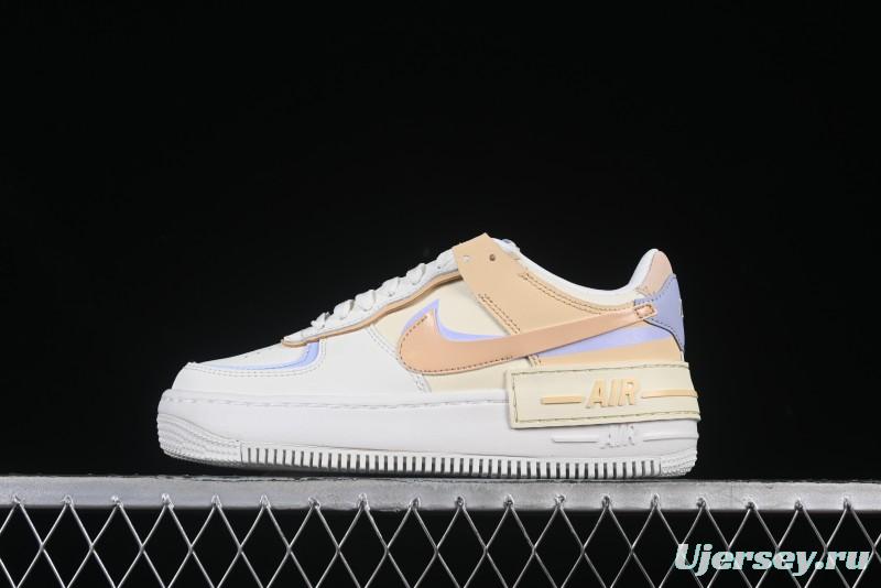 Nike Air Force 1 Shadow Lightweight Elevated Low-Top Sneakers - DZ1847-114