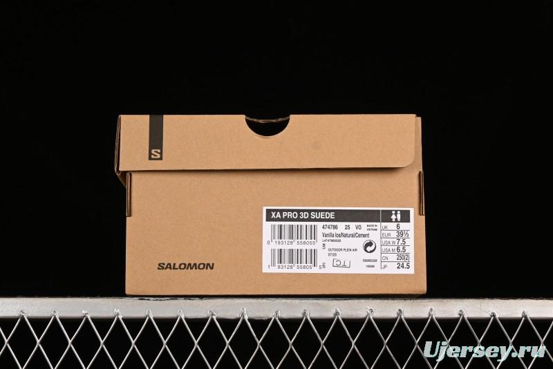 Salomon XA PRO 3D Suede Outdoor Trail Running Shoes with SENSIFIT and 3D ADVANCED CHASSIS - 474786-25