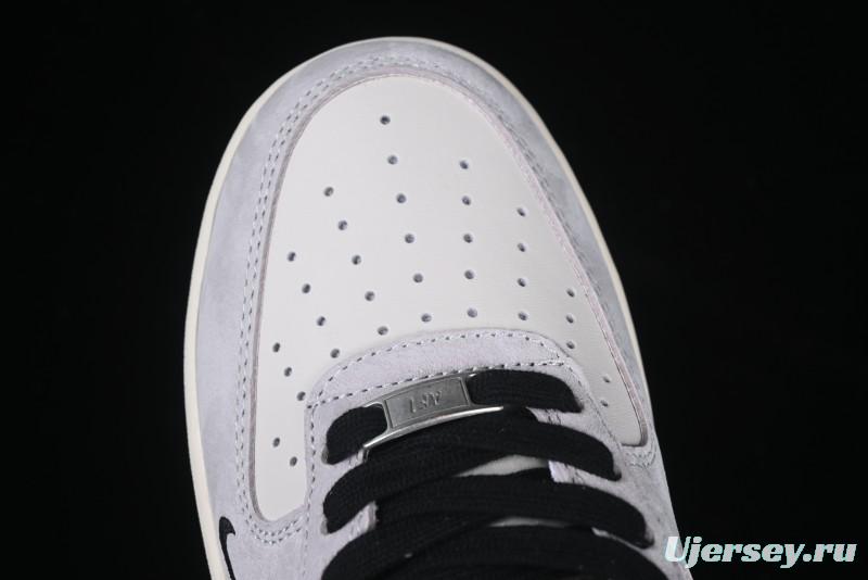 Nike Air Force 1 '07 Low The North Face Collaboration Beige Grey Carbon Black Swoosh Low-Top Casual Sneakers - XZ6188-916