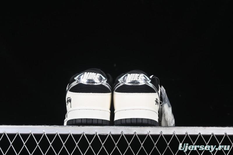 Nike SB Dunk Low Stussy Anniversary Edition Customized Low-Top Casual Skate Shoes - KK1333-015
