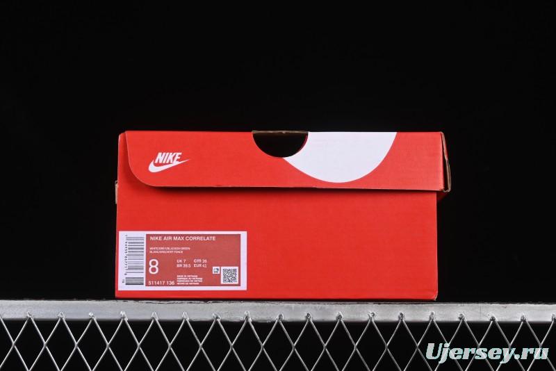 Nike Air Max Correlate Retro Running Shoes with Air Cushion - 511417-136