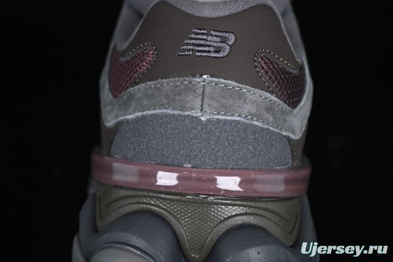 New Balance 9060 Retro Casual Running Sneakers with ABZORB Cushioning Technology - U9060BCG