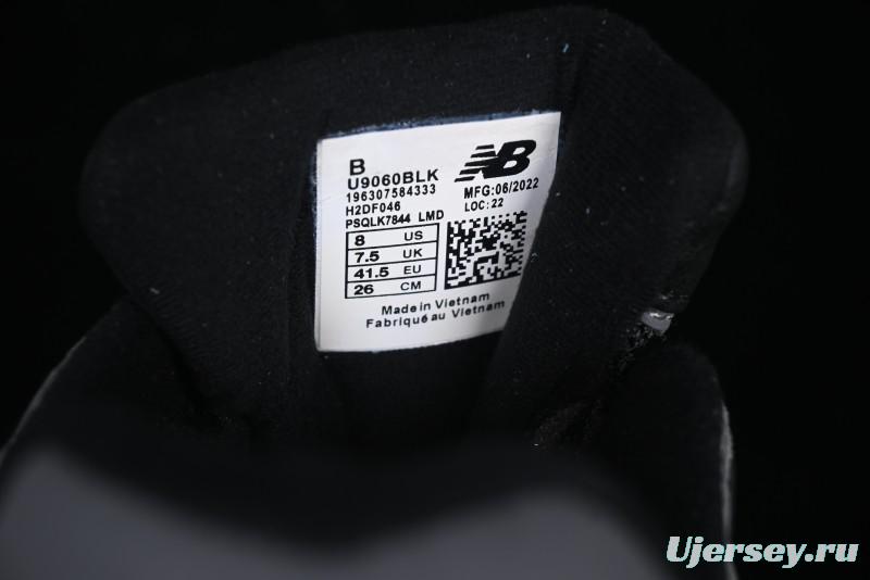 New Balance 9060 Retro Casual Running Shoes with ABZORB Cushioning Technology - U9060BLK