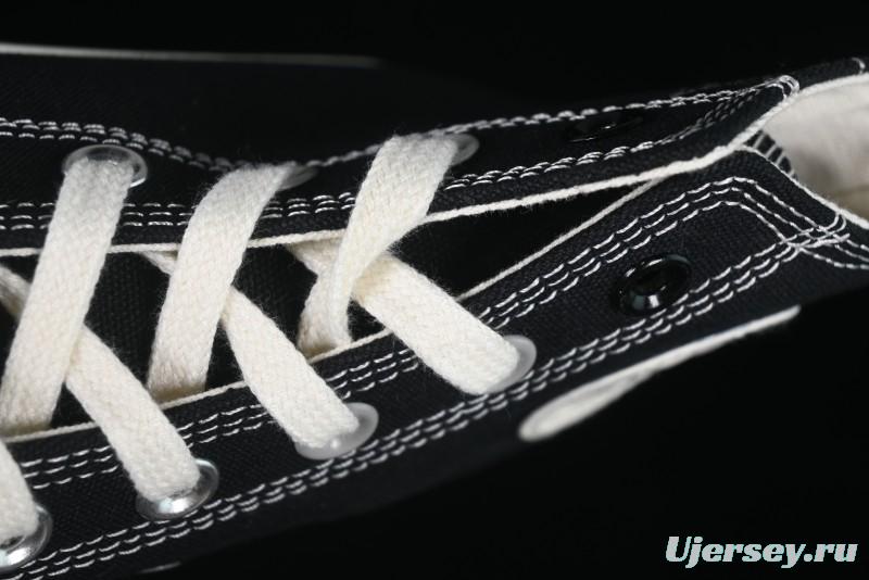 Converse Chuck 1970s High Top Canvas Sneakers with Star Stitch Design - A15743C