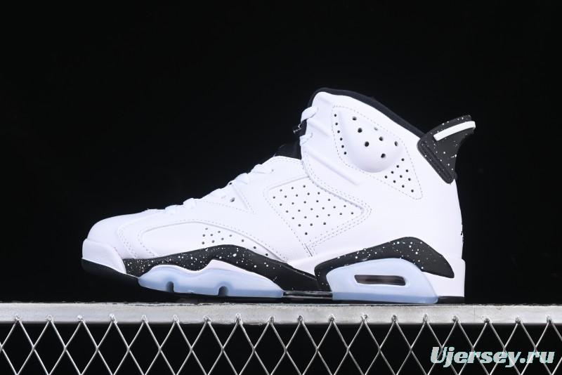 Nike Air Jordan 6 Retro White And Black Basketball Shoes - CT8529-112