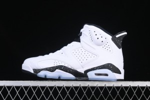 Nike Air Jordan 6 Retro White And Black Basketball Shoes - CT8529-112