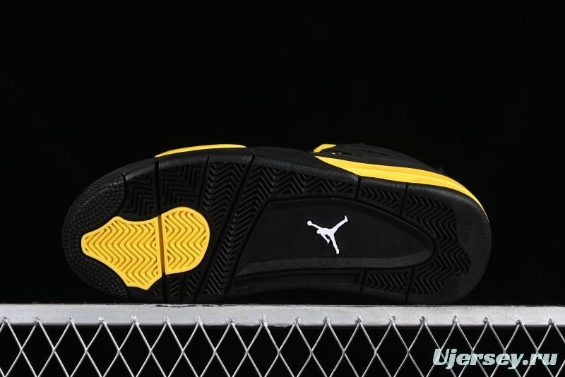 Nike Air Jordan 4 Retro Basketball Shoes Thunder - DH6927-017
