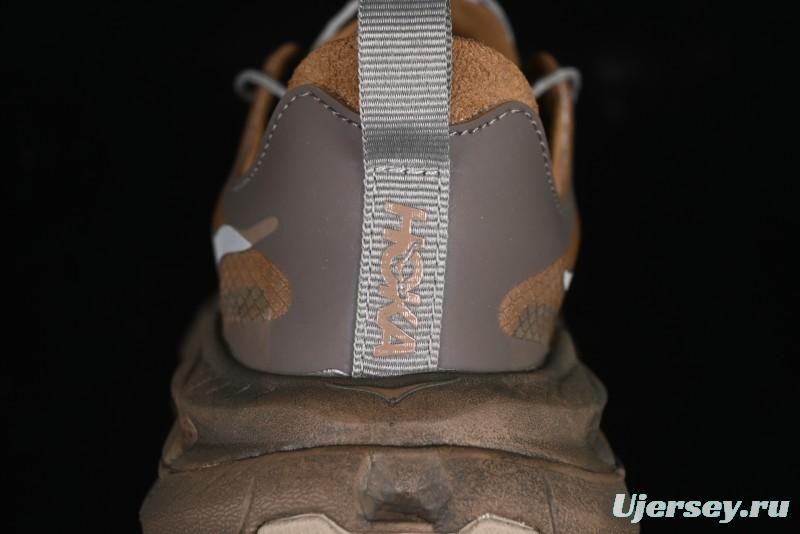 HOKA ONE ONE Satisfy Running Mafate Trail Low-Cut Cushioned Outdoor Hiking Shoes - 1157050 RBBR