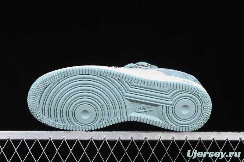 Nike Air Force 1 '07 Low Green Snake Lace-Up Casual Sneakers - KK1988-023