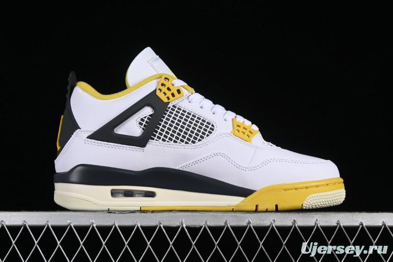 Nike Air Jordan 4 Retro Vivid Sulfur Basketball Shoes - AQ9129-101