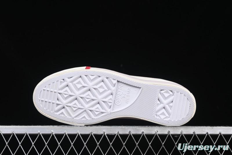 Converse 1970s CNY Year of the Snake Limited Edition High-Top Canvas Sneakers with Gold Star Chain and Metallic Snake Lace Jewelry - A13351C