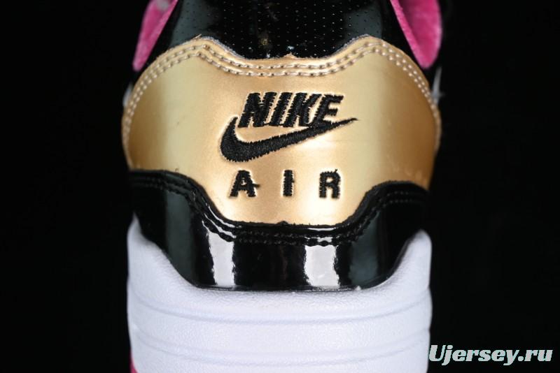 Nike Air Max 1 Premium Retro Running Shoes with Half-Sole Air Cushion - HJ3966-100