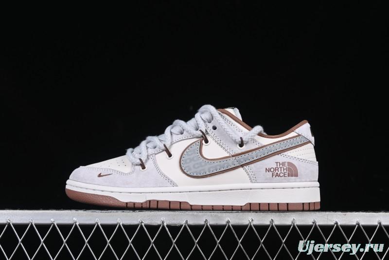 Nike SB Dunk Low The North Face x CDG Collaboration Anniversary Edition Custom Low-Top Casual Sneakers - XX3168-110