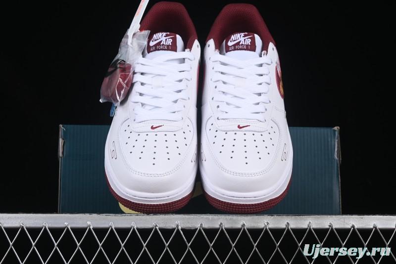 Nike Air Force 1 '07 Low "Nezha" 2D Hand-Painted Doodle Casual Sneakers with Full-Length Air Cushion - FV5988-105