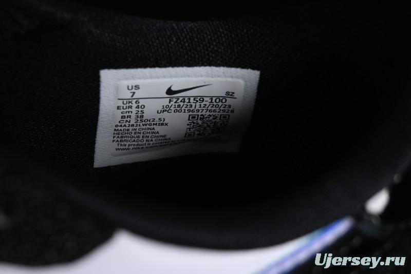 Nike Air Jordan 1 Low Golf AJ1 Golf Shoes with Laser Leather Black Double Hook - FZ4159-100