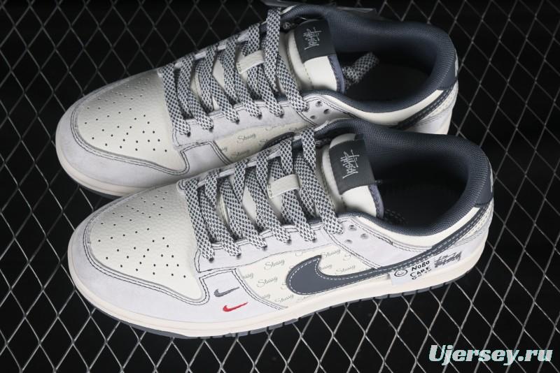 Nike SB Dunk Low Stussy Anniversary Edition Premium Custom Sneakers - YX5066-219
