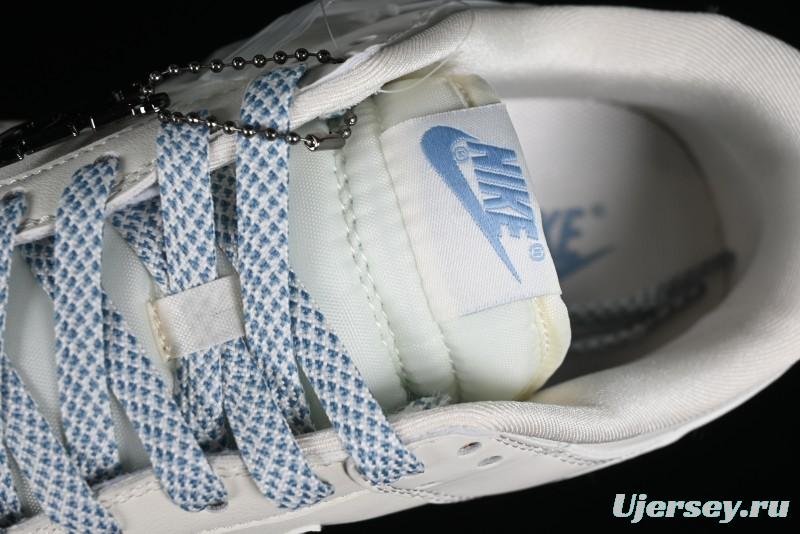 Nike SB Dunk Low LV Collaboration - Double Swoosh Beige Blue Anniversary High-End Custom Low-Top Casual Skate Shoes - XX2025-308