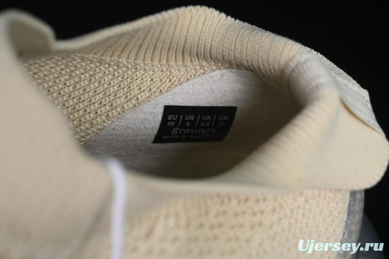 Grounds Big Bubble High Platform Sneakers in Cream White - AJE5