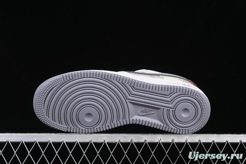 Nike Air Force 1 '07 Low The North Face x CDG Retro Casual Sneakers with Full-Length Air Cushion - DM6688-049