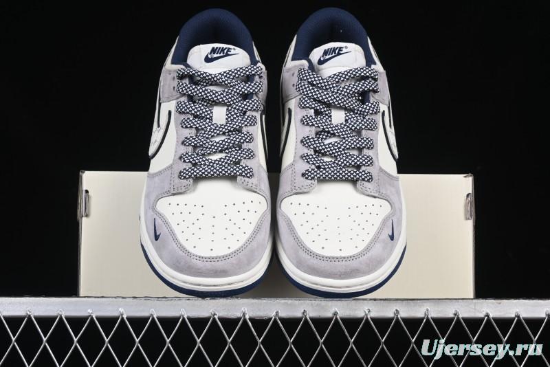 Nike SB Dunk Low MLB Collaboration Embroidered Blue Logo Anniversary Custom Low-Top Casual Skate Shoes - DJ2024-092
