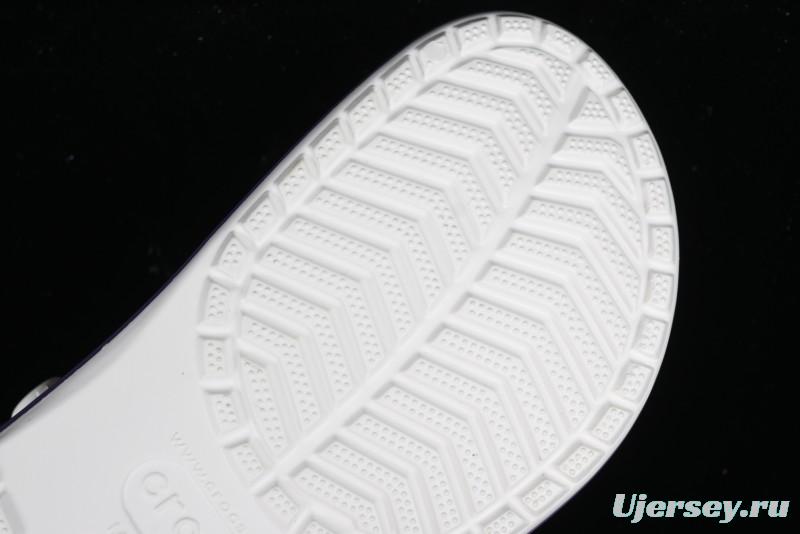 Crocs Crocband Platform Rainbow Comfortable Thick-Soled Clogs - B.D4