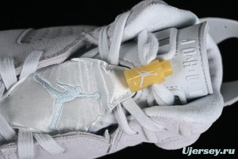 Nike Air Jordan 6 Retro Paris Olympics Sneakers with Metallic Gold Accents - DQ4914-074