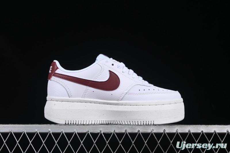 Nike Court Vision Alta Casual Sneakers with Thick Sole for Campus Wear - DZ5394-103