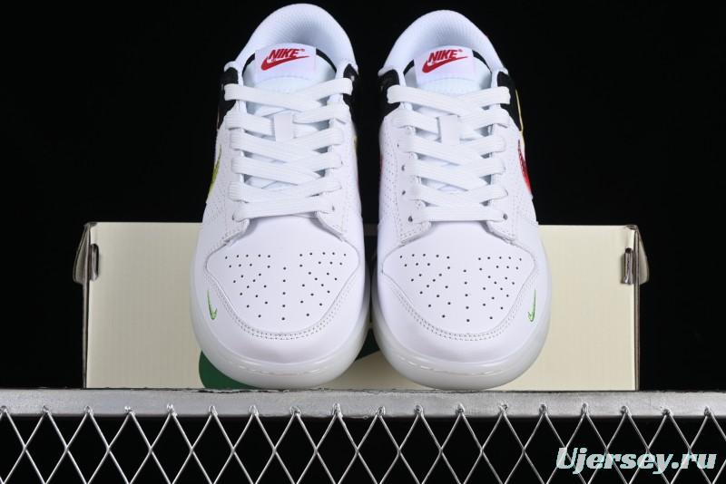 Nike SB Dunk Low Multi-Color Crystal Anniversary Customized Low-Top Casual Skate Shoes - JH8039-935