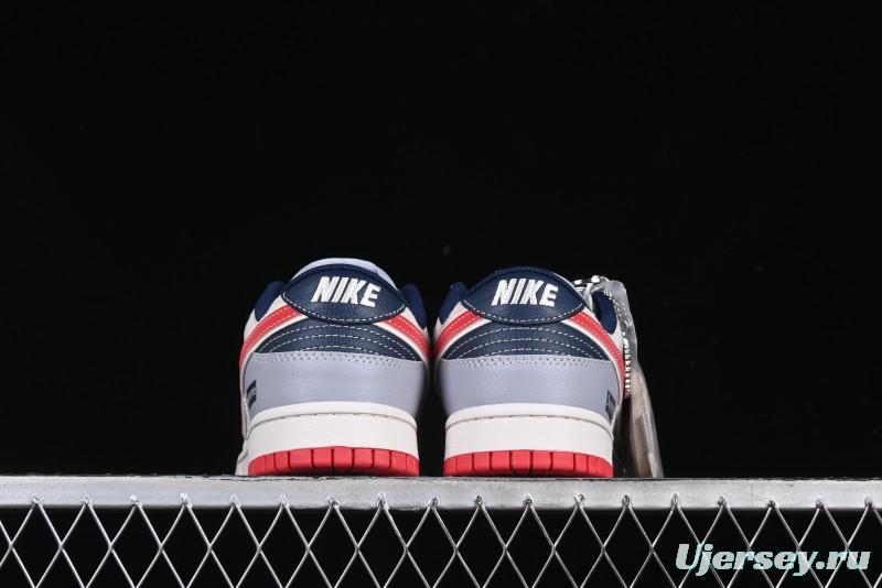 Nike SB Dunk Low Supreme Collaboration Anniversary Custom Low-Top Casual Sneakers - DM6868-045