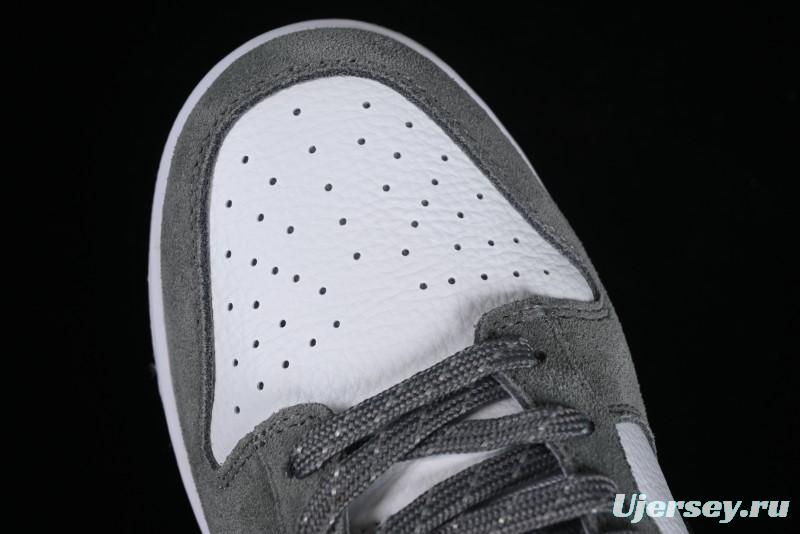 Nike Dunk Low SB Grey Gum Retro Skate Shoes with Suede Overlays - FV0389-100