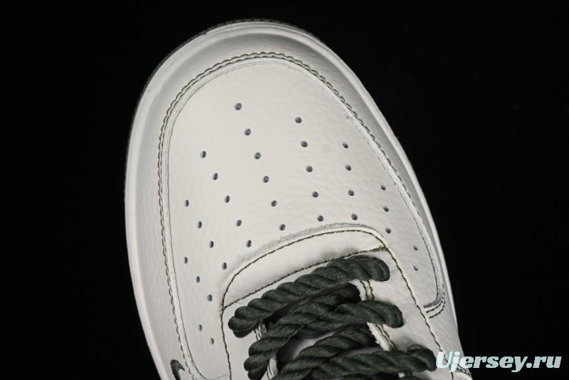 Nike Undefeated x Air Force 1'07 Low Military Green Hemp Rope Casual Sneakers - UT2023-202