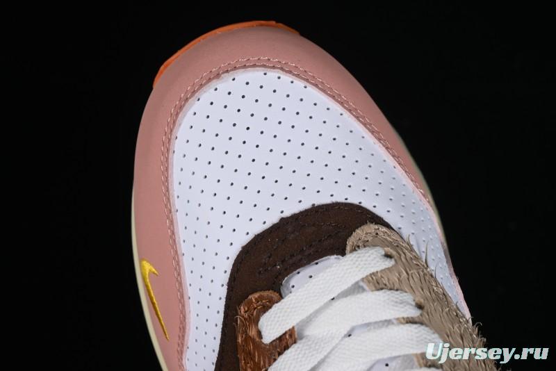 Nike Air Max 1 Retro Running Shoes with Half-Sole Air Cushion - HO2639-100