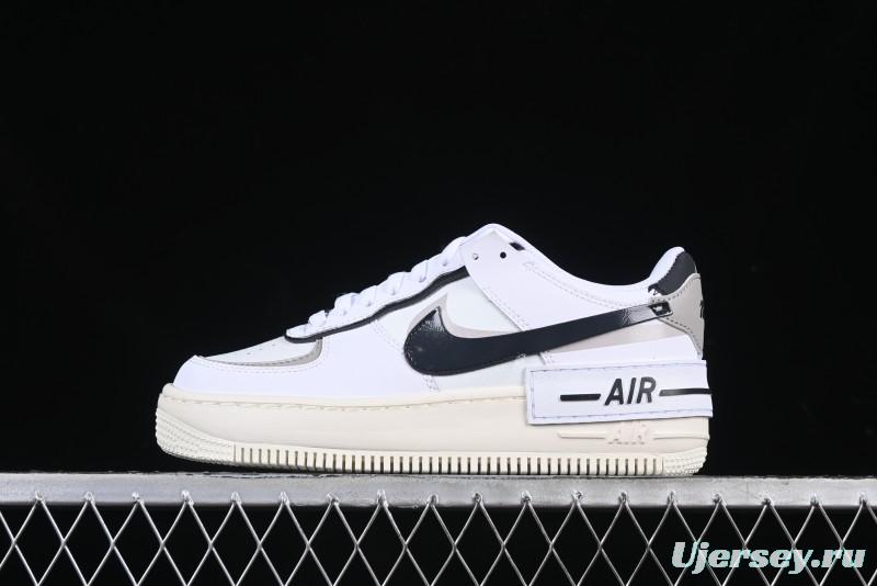 Nike Air Force 1 Shadow Low-Top Sneakers with Lightweight EVA Midsole and Anti-Slip RB Rubber Outsole - DZ1847-110