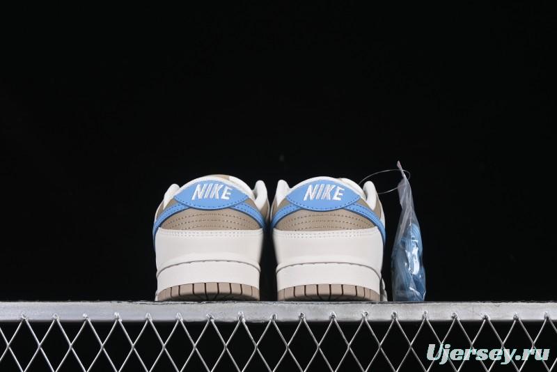 Nike Dunk Low Retro Premium Casual Sneakers in Caramel Cream - HQ1175-240