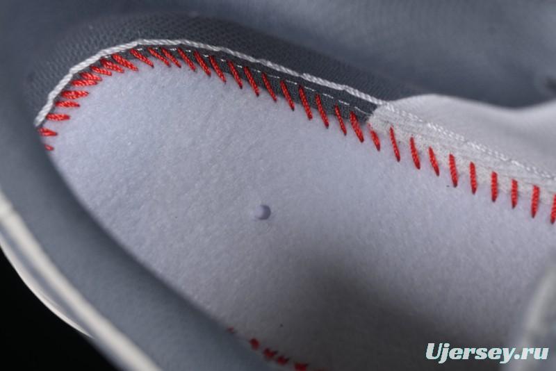 Nike Air Force 1 '07 Low UN Collaboration Pigskin Grey Stitch Low-Top Casual Sneakers - BB7518-018