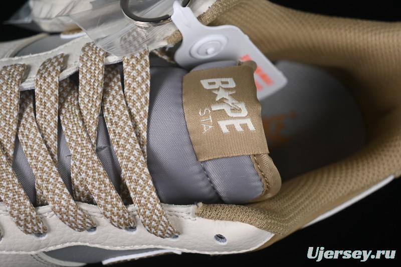 Nike Air Force 1 '07 Low Bape Collaboration Khaki Beige Grey Low-Top Casual Sneakers - BB6566-208