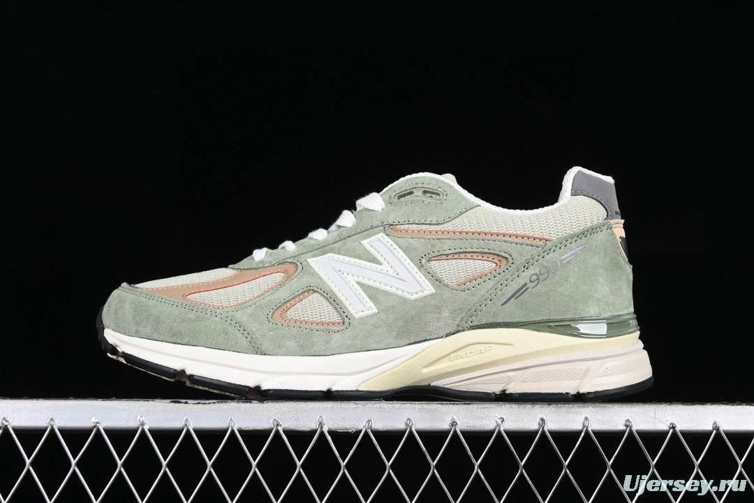 New Balance 990 Series Premium Retro Running Shoes with Carbon Fiber Midsole - M990GT4