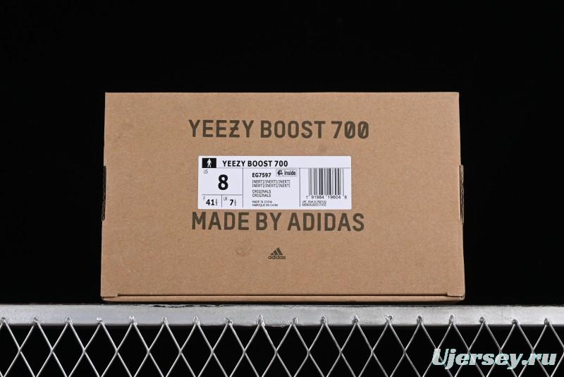 Adidas Yeezy Boost 700 Inertia Running Shoes with 3M Reflective Design - EG7597