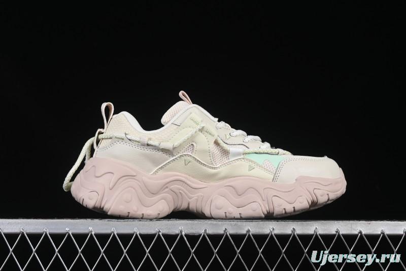 Fila Fusion Retro Mars Running Shoes with Lace-Up Design - F12W432101FAP